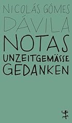 Notas unzeitgemäße gedanken gebraucht kaufen  Wird an jeden Ort in Deutschland