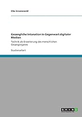 Gesangliche intonation gegenwa d'occasion  Livré partout en Belgiqu