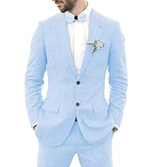 Linen suit men for sale  Delivered anywhere in USA 