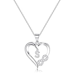 Heart initial necklaces for sale  Delivered anywhere in USA 