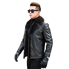 Herren pelzkragen lederjacke gebraucht kaufen  Wird an jeden Ort in Deutschland