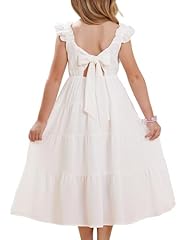 Girls white dress for sale  Delivered anywhere in USA 
