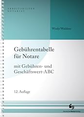 Gebührentabelle notare gebüh gebraucht kaufen  Wird an jeden Ort in Deutschland