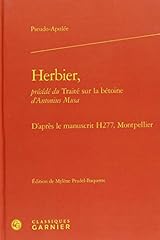 Herbier manuscrit h277 d'occasion  Livré partout en France