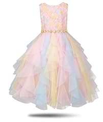 Rainbow dress girls for sale  Delivered anywhere in USA 