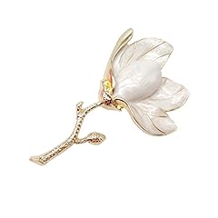 Magnolia flower brooch for sale  Delivered anywhere in UK