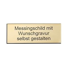 Messingschild gravur schild gebraucht kaufen  Wird an jeden Ort in Deutschland