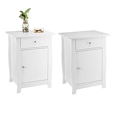 Bonnlo white nightstand for sale  Delivered anywhere in USA 