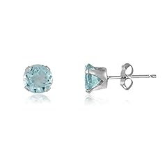 Aquamarine blue 5mm for sale  Delivered anywhere in UK