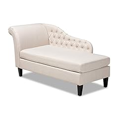Baxton studio chaise for sale  Delivered anywhere in USA 