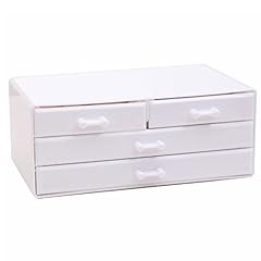 Acrylic white organizing for sale  Delivered anywhere in USA 