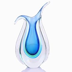 Blown glass blue for sale  Delivered anywhere in USA 