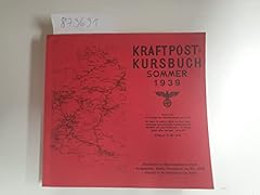 Kraftpost kursbuch 1939 gebraucht kaufen  Wird an jeden Ort in Deutschland