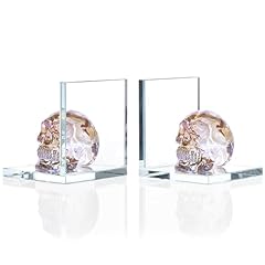 Pair glass book for sale  Delivered anywhere in USA 