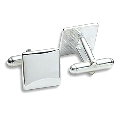Square cufflinks sterling for sale  Delivered anywhere in USA 