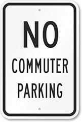 Warning sign commuter for sale  Delivered anywhere in USA 
