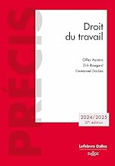 Droit travail 2024 d'occasion  Livré partout en France