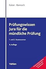 Prüfungswissen jura mündlich gebraucht kaufen  Wird an jeden Ort in Deutschland