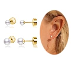 Flat back earrings for sale  Delivered anywhere in USA 