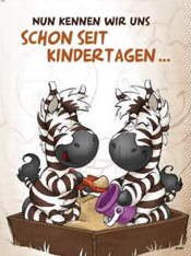 Nici zebra klappkarte gebraucht kaufen  Wird an jeden Ort in Deutschland