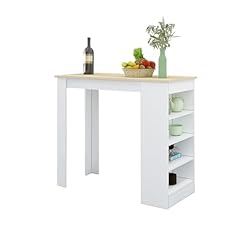 White bar table for sale  Delivered anywhere in Ireland