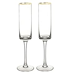 Gold rim champagne for sale  Delivered anywhere in USA 