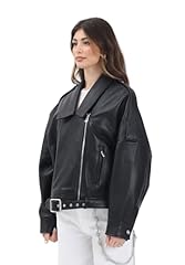 Pinko giubbotto biker usato  Spedito ovunque in Italia 