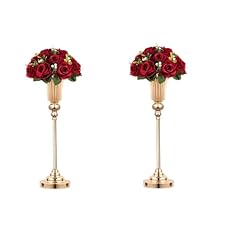 Gold trumpet vases for sale  Delivered anywhere in USA 