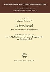 Einfluß hysteresebreite rück gebraucht kaufen  Wird an jeden Ort in Deutschland