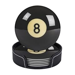 Black billiard coasters for sale  Delivered anywhere in USA 