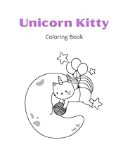 Unicorn kitty coloring usato  Spedito ovunque in Italia 
