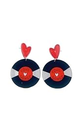Record earrings vintage for sale  Delivered anywhere in USA 