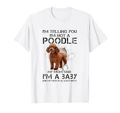 Telling poodle tee for sale  Delivered anywhere in USA 