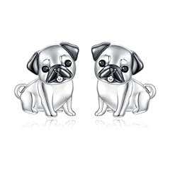 Pug dog earrings for sale  Delivered anywhere in USA 