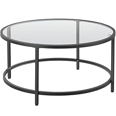 Yaheetech round glass for sale  Delivered anywhere in USA 