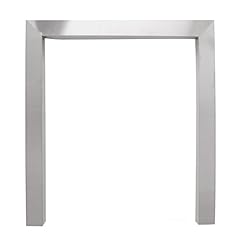 16" x 22" Replacement Open Fire Trim Chrome - 2"face, for sale  Delivered anywhere in UK