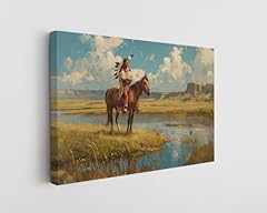 Oil painting native for sale  Delivered anywhere in USA 