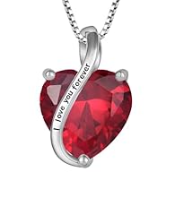 Heart necklace women for sale  Delivered anywhere in UK