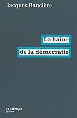 Haine démocratie d'occasion  Livré partout en France