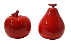 Red ceramic apple for sale  Delivered anywhere in UK