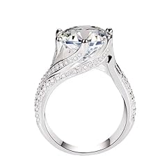 Moissanite engagement ring for sale  Delivered anywhere in USA 