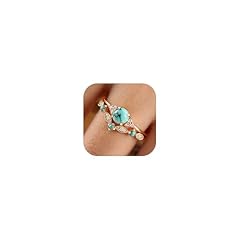 Rhinestone turquoise rings for sale  Delivered anywhere in USA 