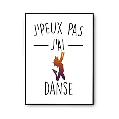Affiche danse blanc d'occasion  Livré partout en France