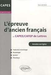 Epreuve ancien français d'occasion  Livré partout en France