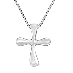 Used, Pretty and Stylish in Faith .925 Sterling Silver Cross for sale  Delivered anywhere in USA 