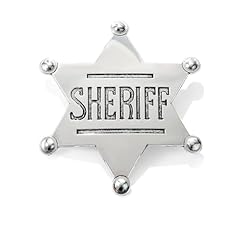 Sheriff badge silver for sale  Delivered anywhere in UK