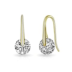 Used, Gold Plated Atlas Earrings Created with Zircondia® for sale  Delivered anywhere in UK