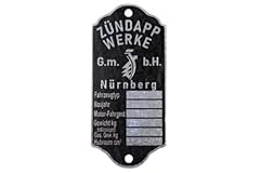 Typenschild zündapp bella gebraucht kaufen  Wird an jeden Ort in Deutschland