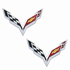 2pc corvette emblem for sale  Delivered anywhere in USA 
