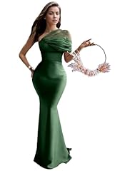 Elegant satin bridesmaid for sale  Delivered anywhere in USA 